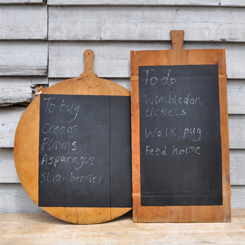 Vintage Blackboard / Bakers Board Chalkboards