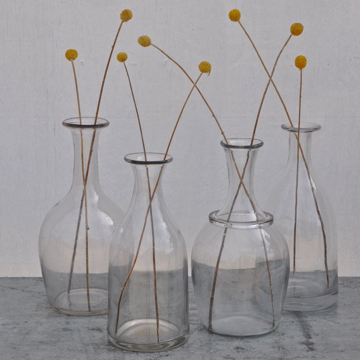 antique hand blown French cider bottle