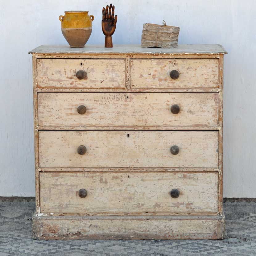 vintage rustic chest of drawers