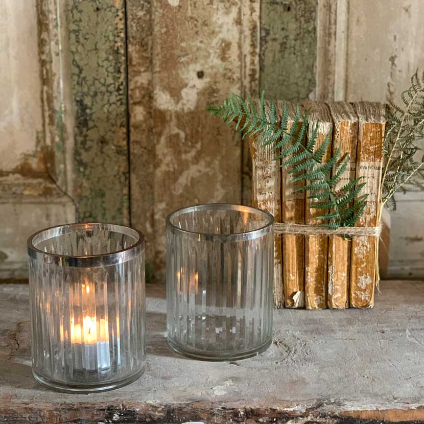 Cut Glass Tea Light Holder