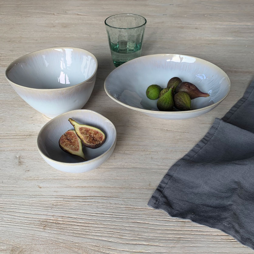 Oyster Glazed Ceramic Crockery Range