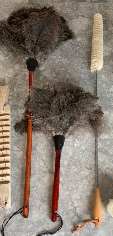 Ostrich feather duster | large