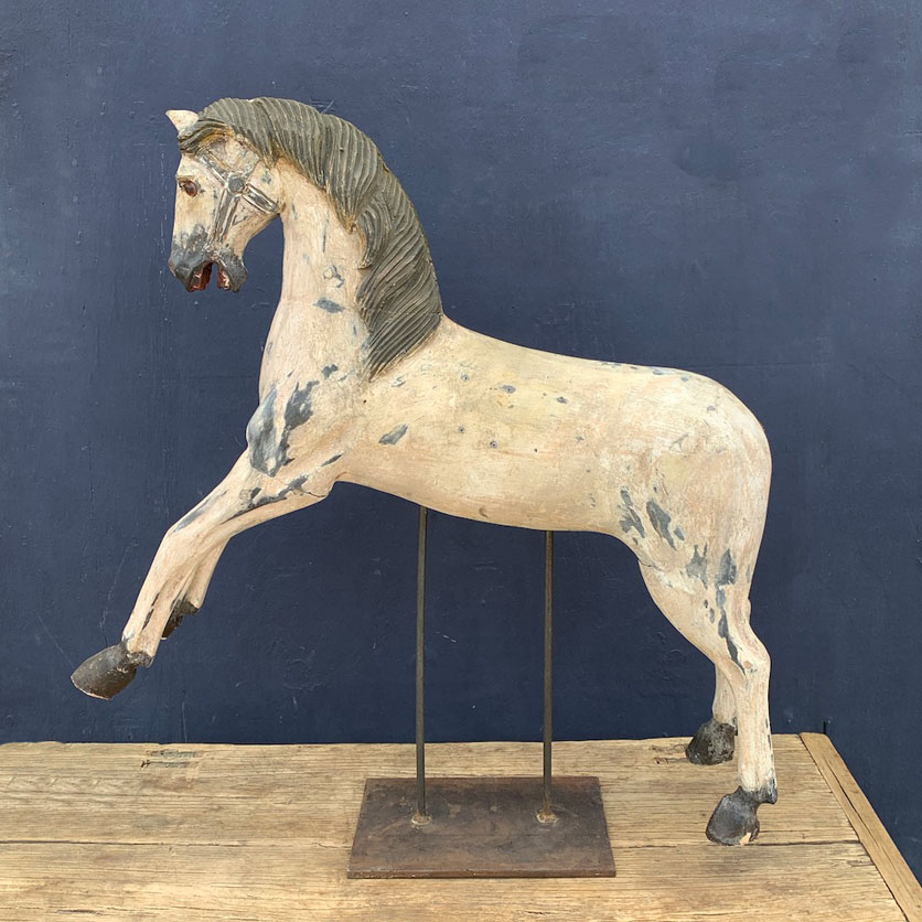 Vintage decorative wooden horse