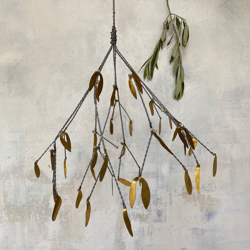 Walther & Co Large Hanging Mistletoe Branch Decoration