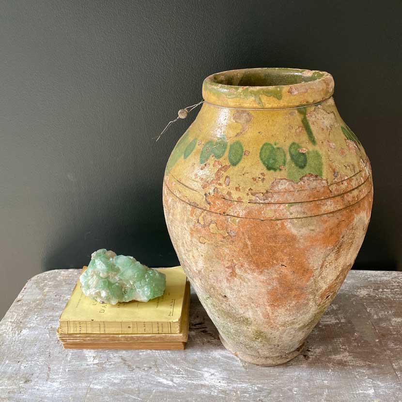 Rare European urn with unique glaze | Sadie