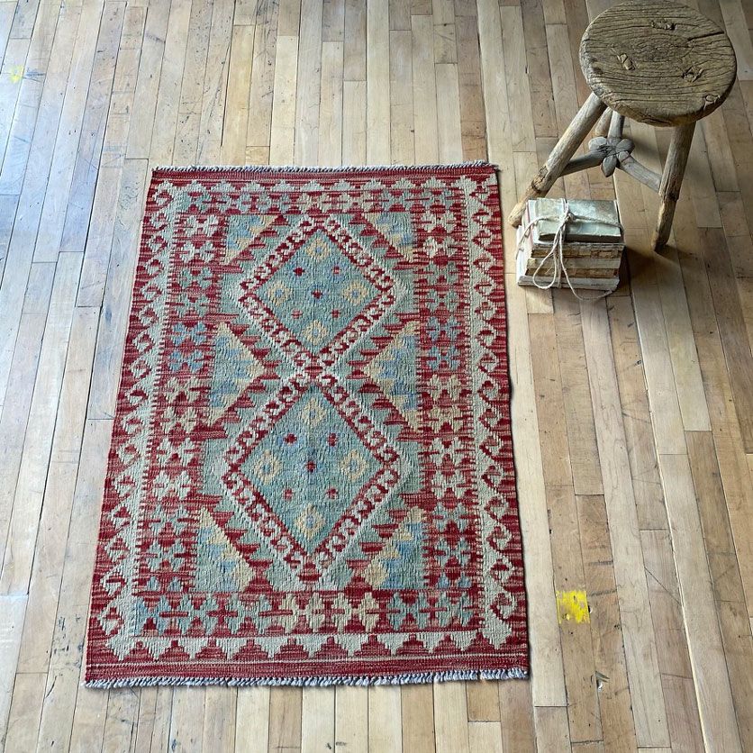 Handwoven Kilim rug | Beatrix 113 x 82 cm