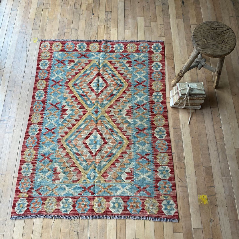 Handwoven Kilim rug | Belinda 138 x 104 cm