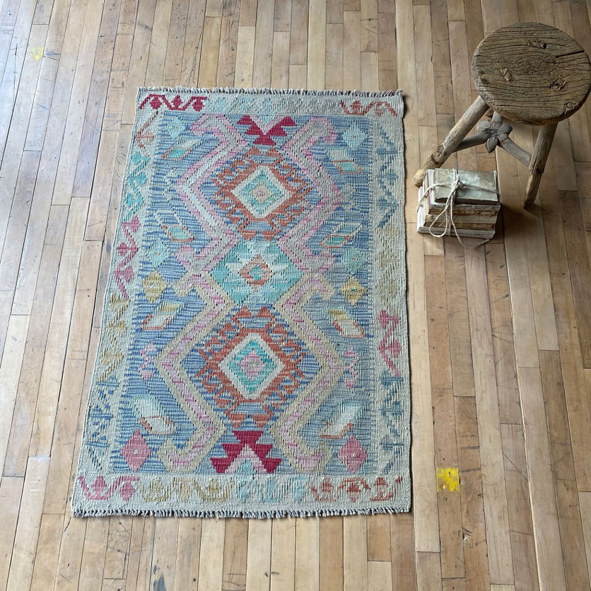 Handwoven Kilim rug | Willow 126 x 85 cm