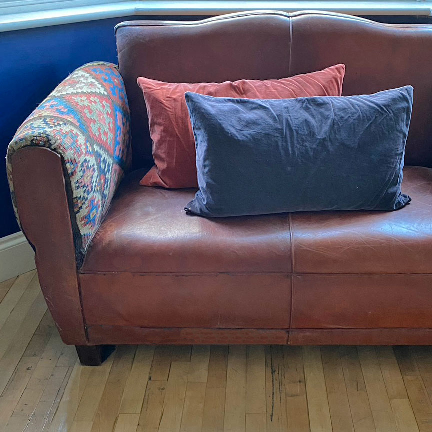 Soft velvet Bolster cushion | large