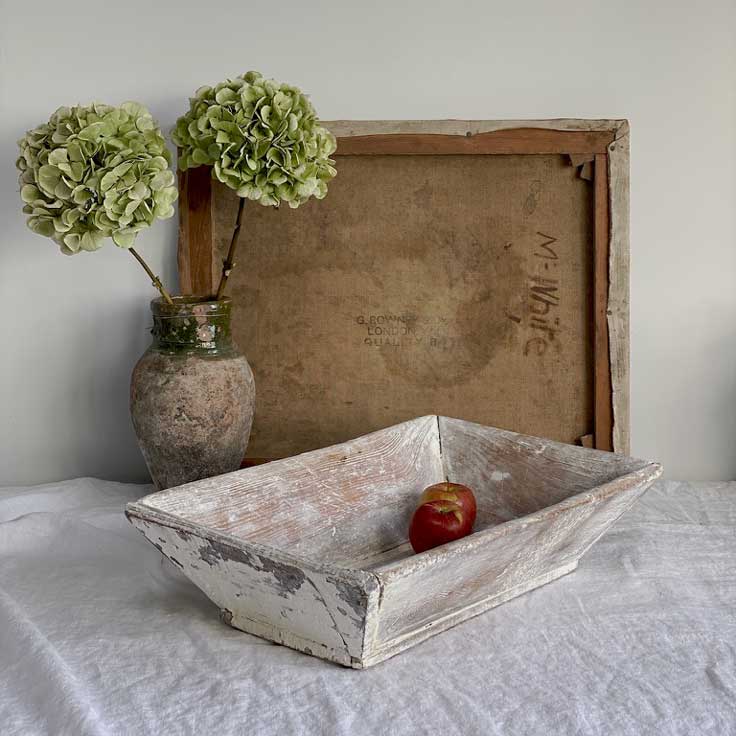 Vintage European Dough Bowl | Luminara
