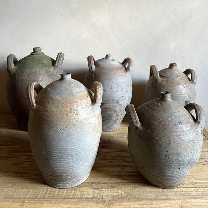 Antique French terracotta pot | Huilier