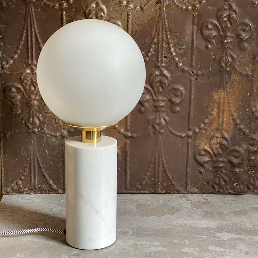 Globe Marble Lamp