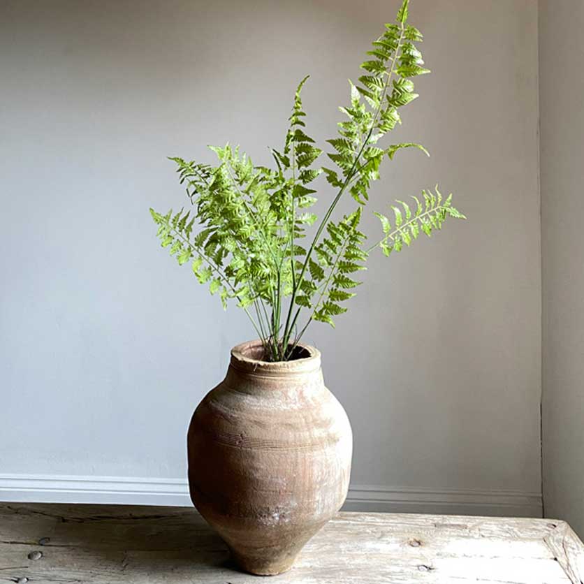 Faux Fern Rootball Cluster