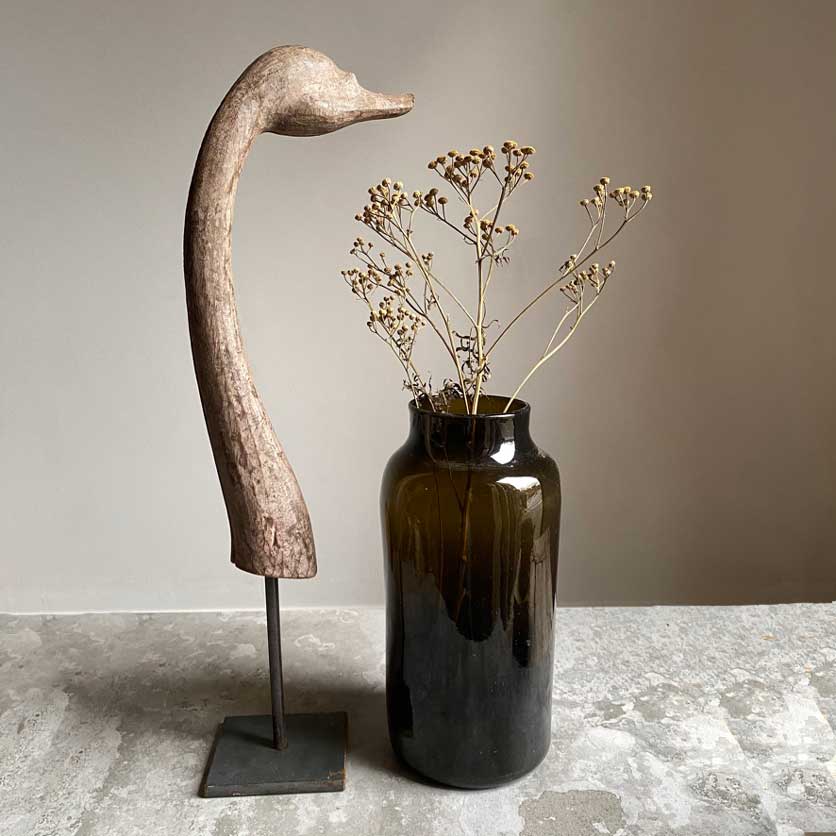 Antique carved model | Swan head
