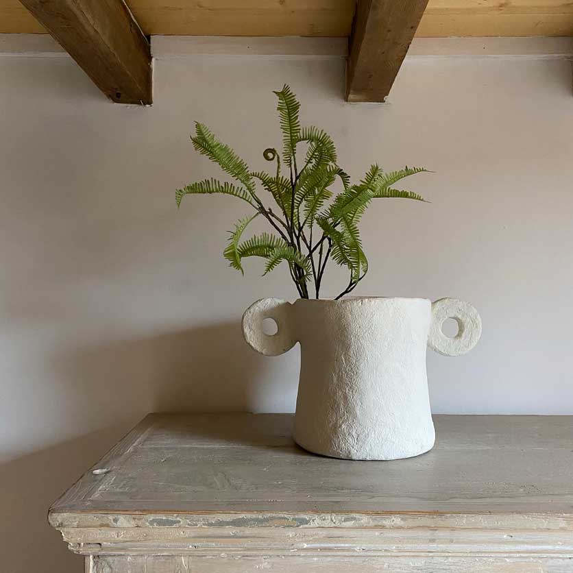 Hercules | Paper Mache Sculptural Pot