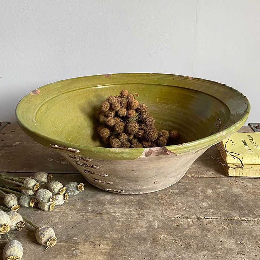 Antique Spanish Passata Bowl | Extra Large