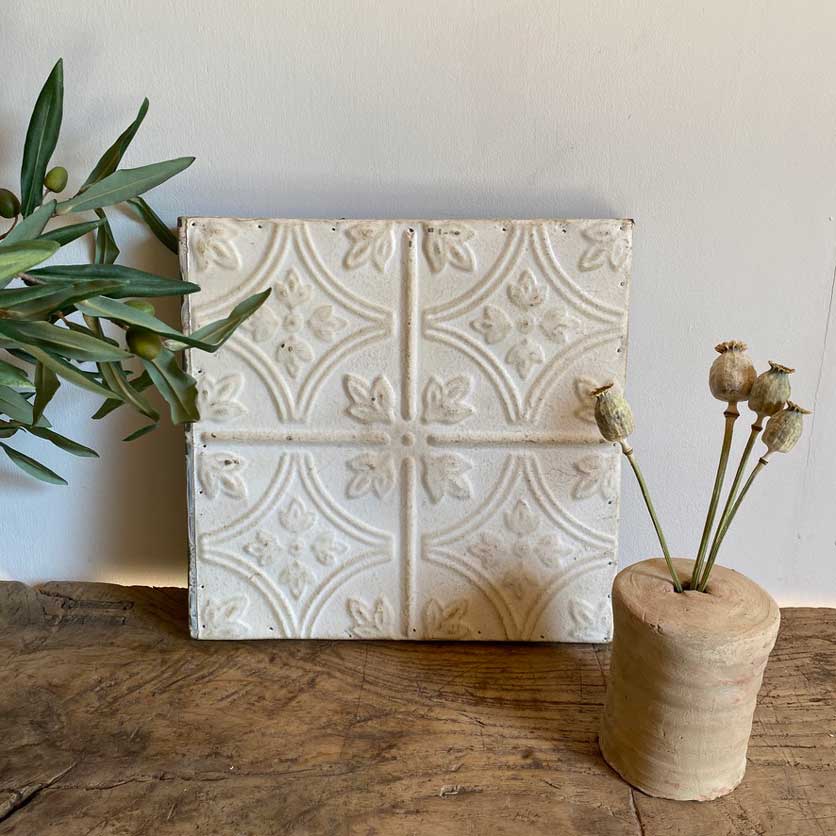 Vintage American Tin Tile - Medium | H