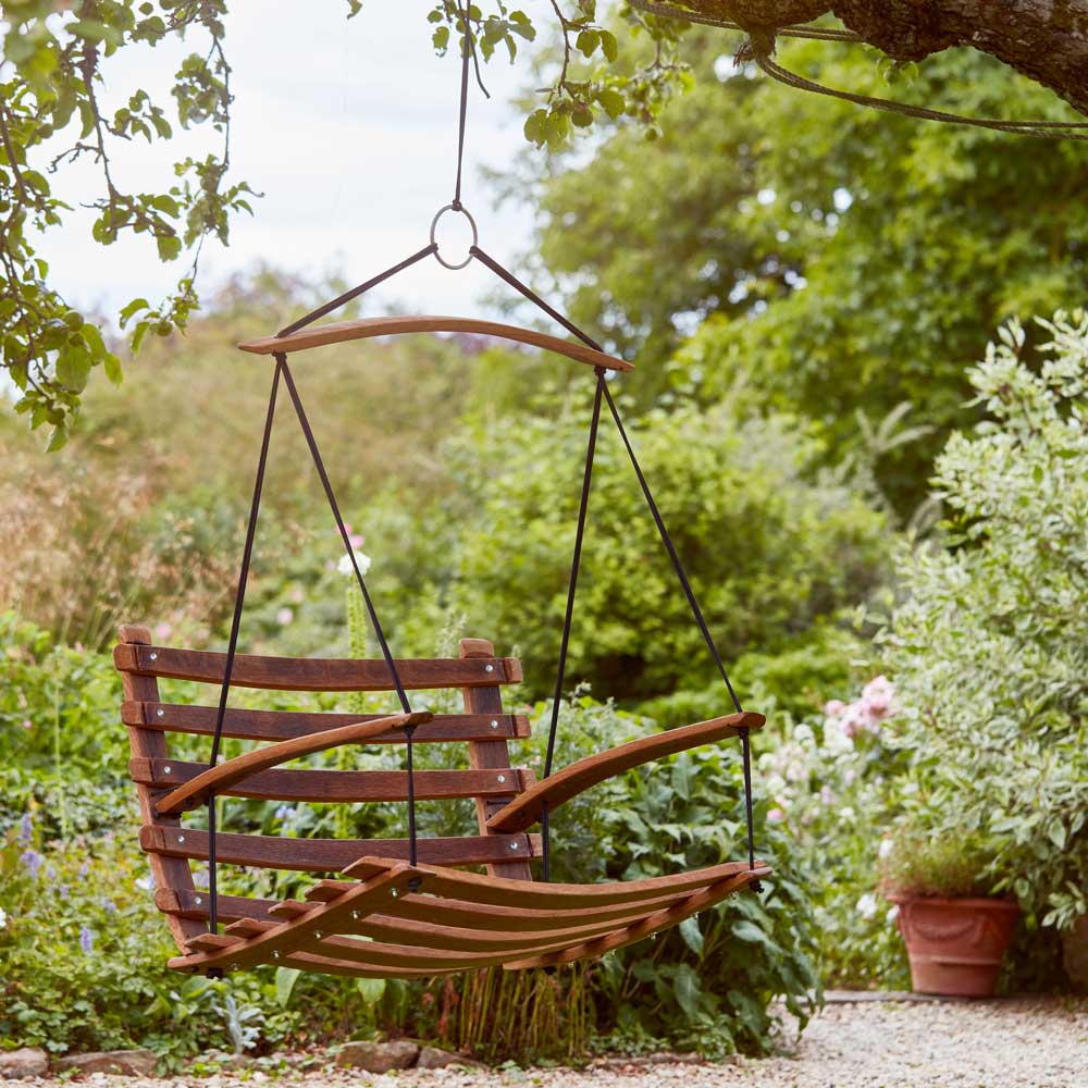 Double Swing | Recycled Wine Barrel Staves