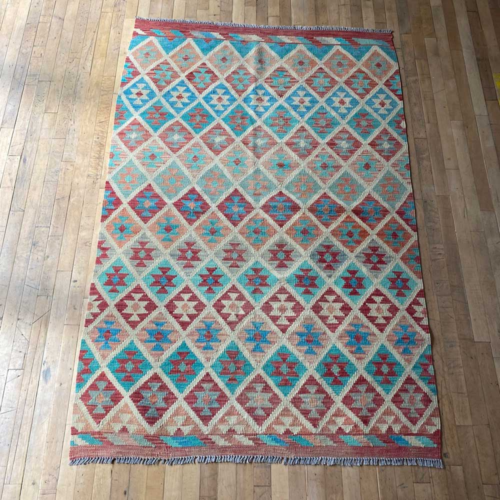 Handwoven Kilim Rug | Rebecca 195 x 125cm