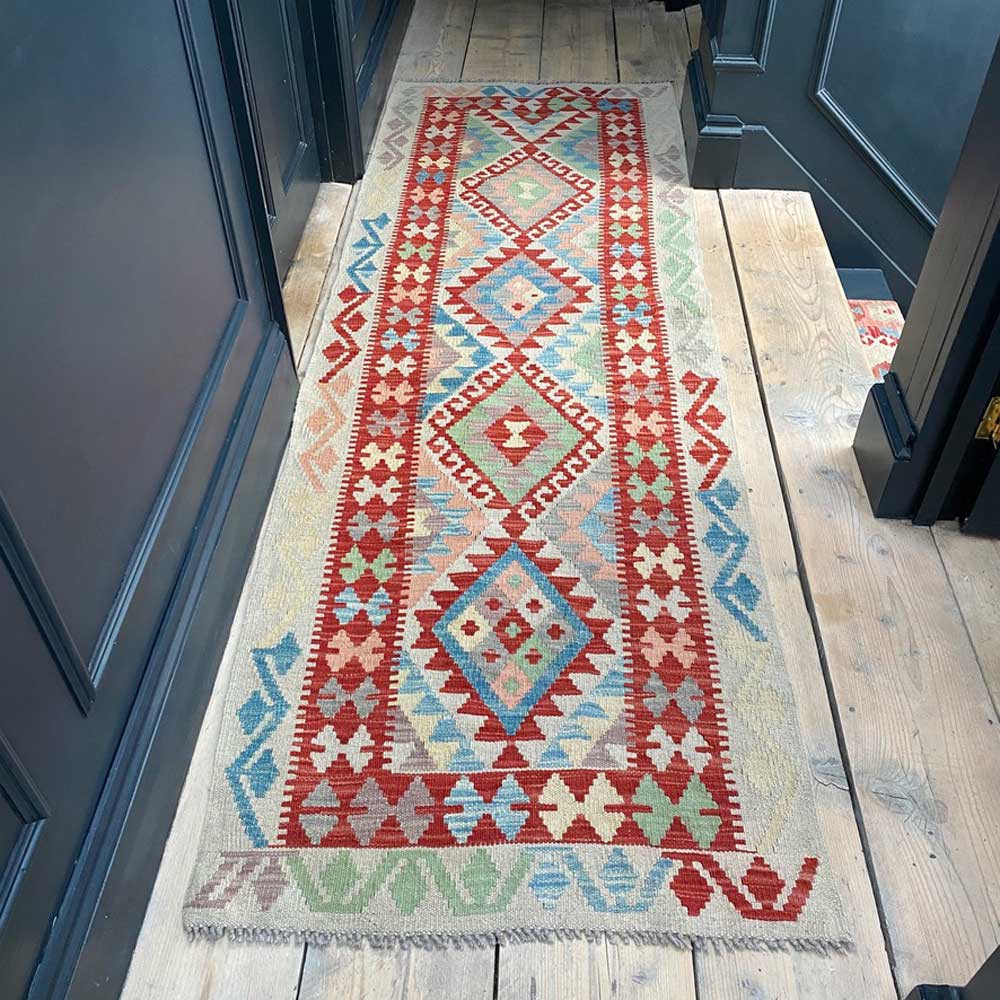 Handwoven Kilim Runner | Reed 240 x 78cm