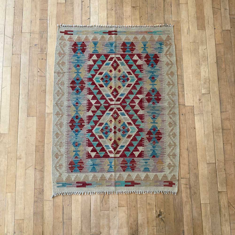 Handwoven Kilim Rug | Sabrina 110 x 85cm