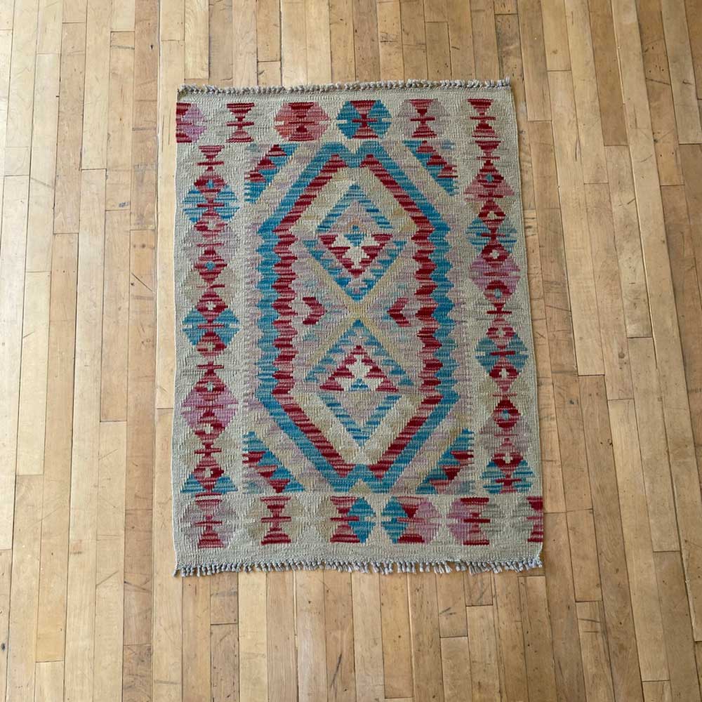 Handwoven Kilim Runner | Saffie 110 x 80cm