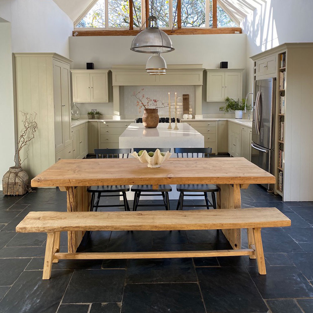 Rustic Reclaimed Wood St Ives Dining Table