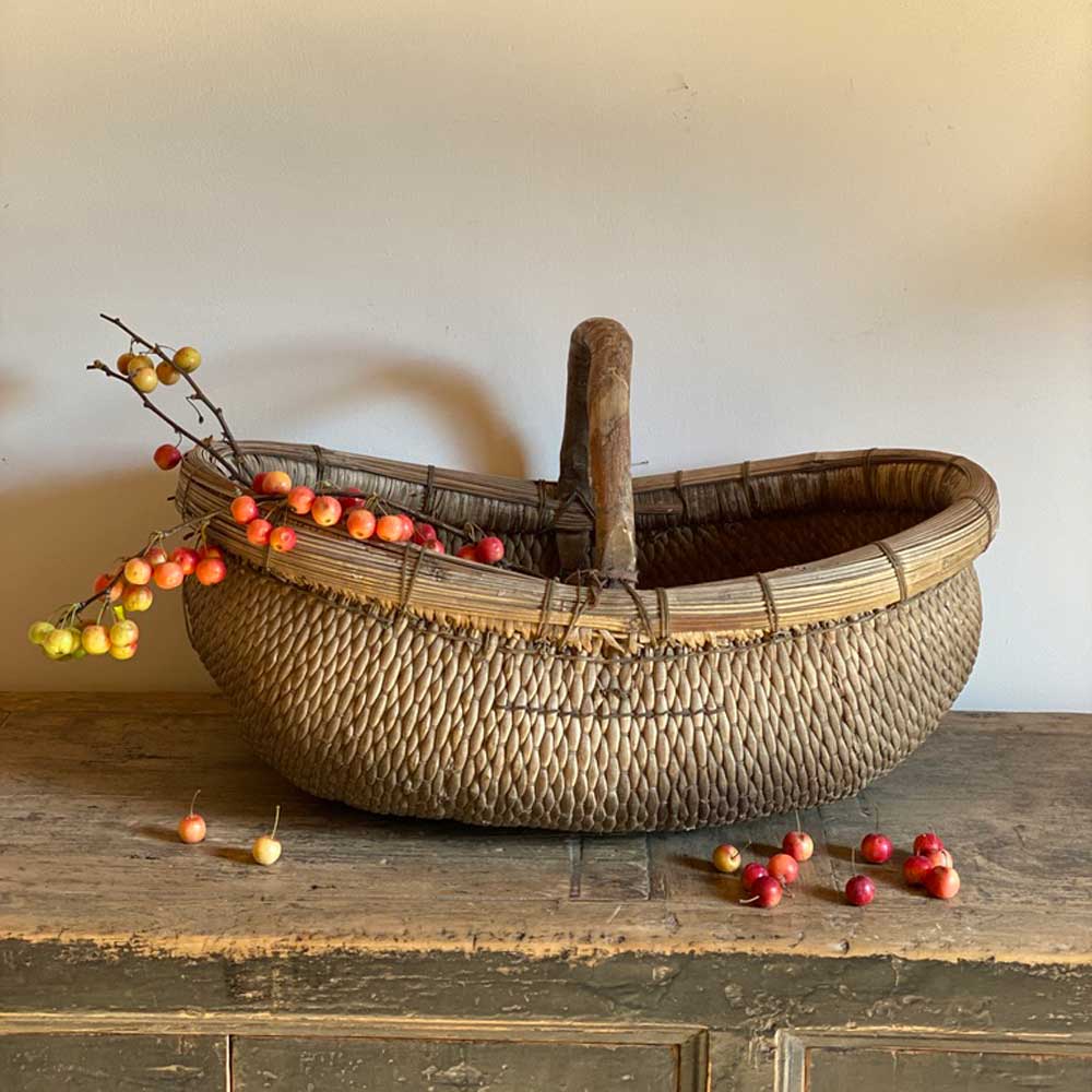 Antique Market Basket Large