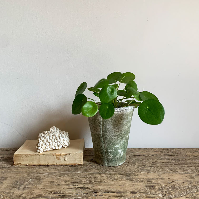 Neutral Stone Conical Plant Pot