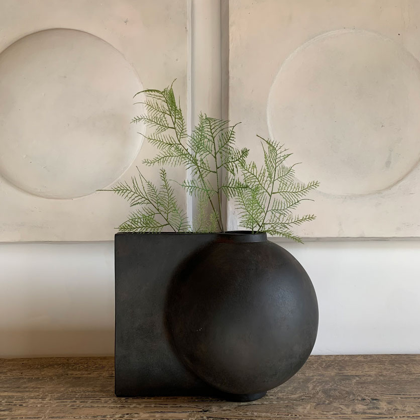 Ceramic Offset Abstract Bowl