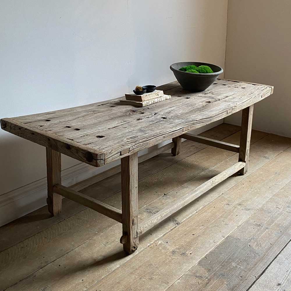 Antique Elm Coffee Table | Nena