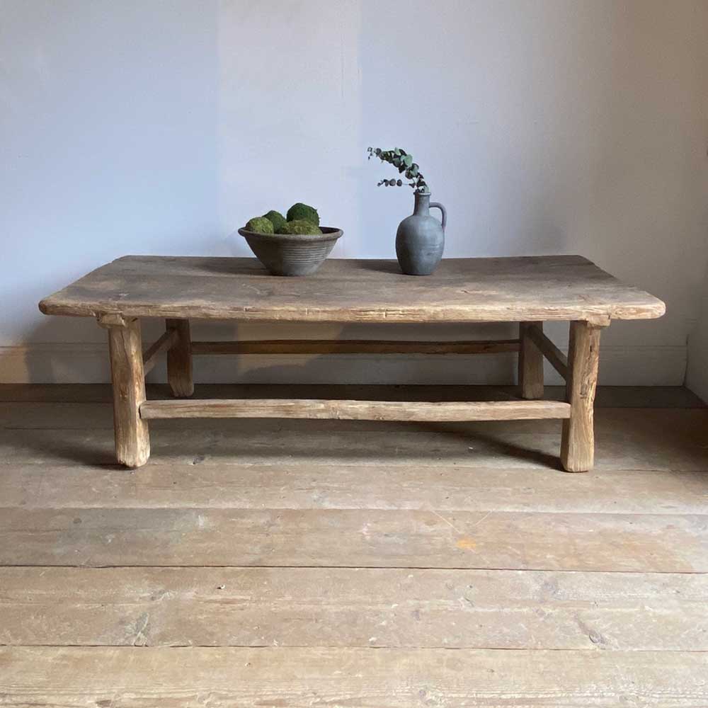 Antique Elm Coffee Table | Annette