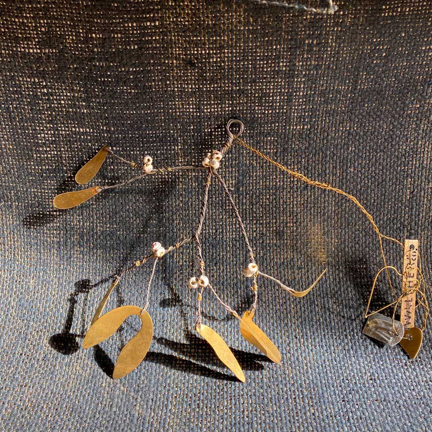 Brass Walther and Co Mistletoe Christmas Decoration