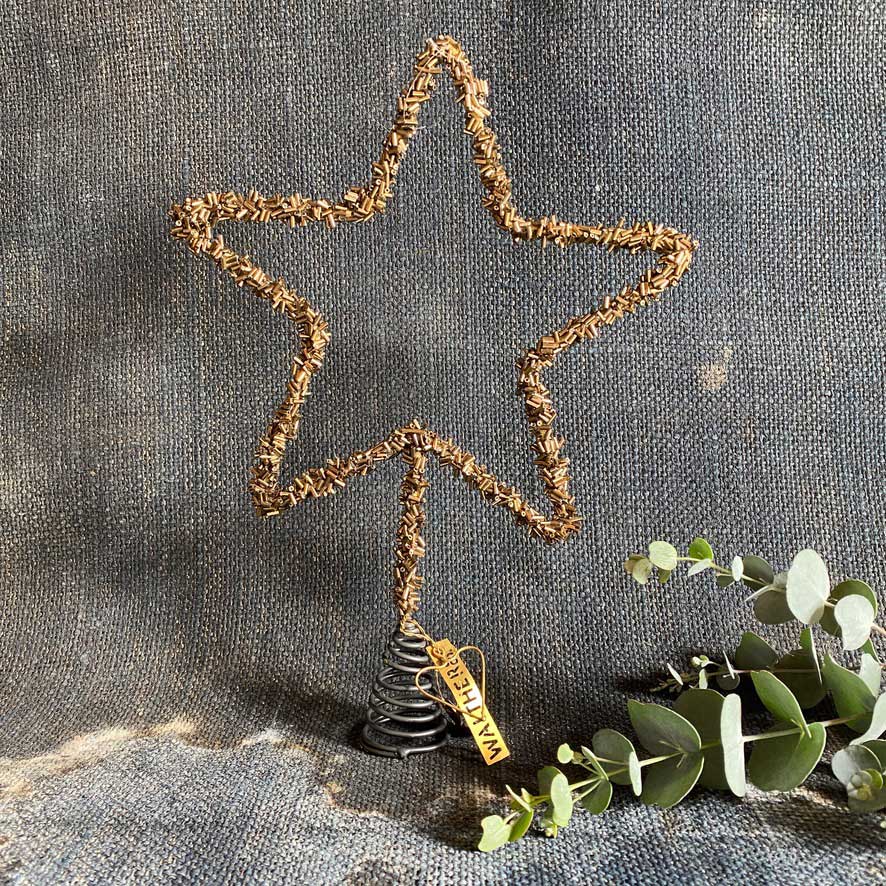Beaded Star Tree Topper