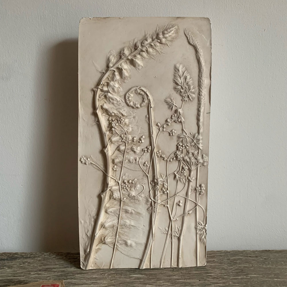 Handmade pressed flower plaster mold | Florian