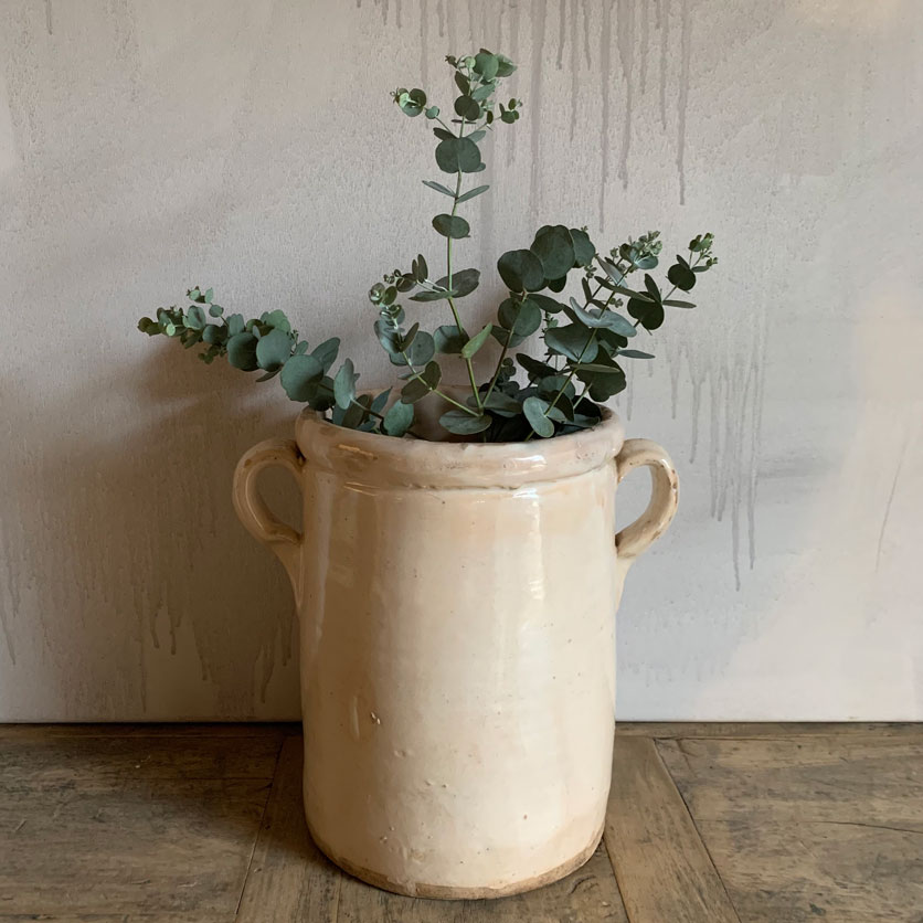 Antique Italian Chiminea Preserve Pot Large | D