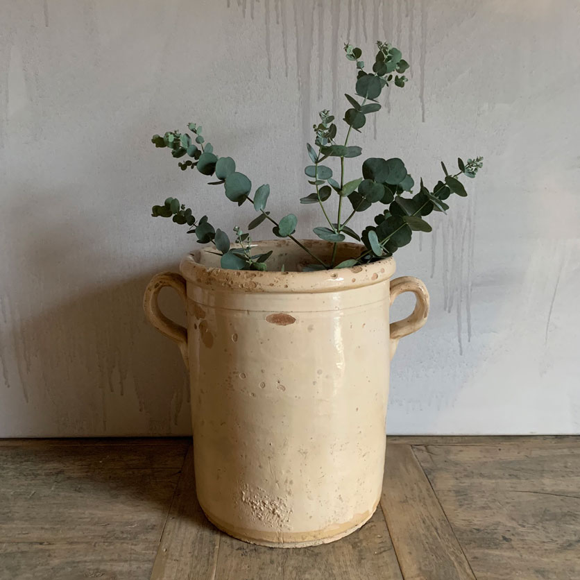 Antique Italian Chiminea Preserve Pot Large | E
