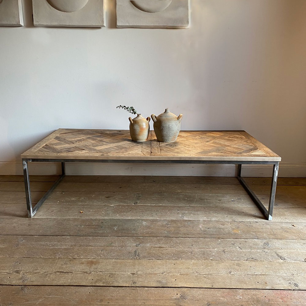 Large Rustic Reclaimed Oak Coffee table | Alfie