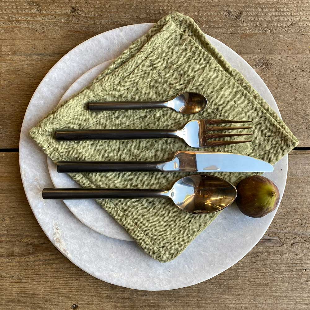 Cotton Napkins Set Of Four | Sage Green