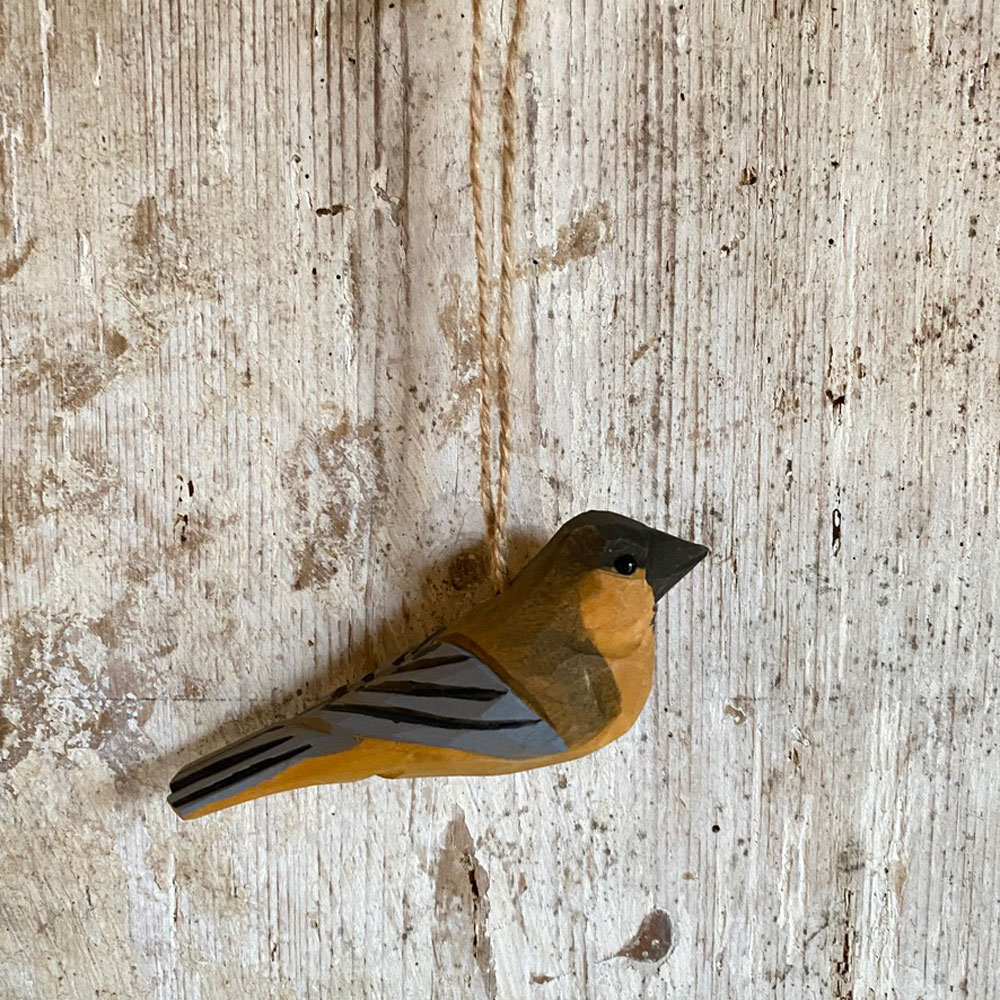 Wooden Great Tit 9cm