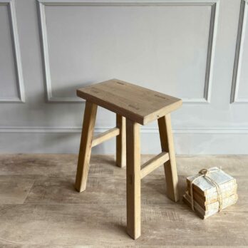 Reclaimed Elm Wood Stool | Dorset