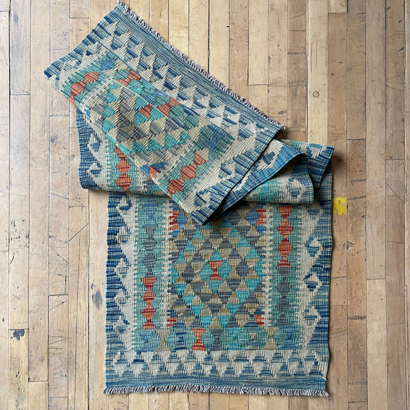 HANDWOVEN KILIM RUNNER 196X67 CM | No: 0050