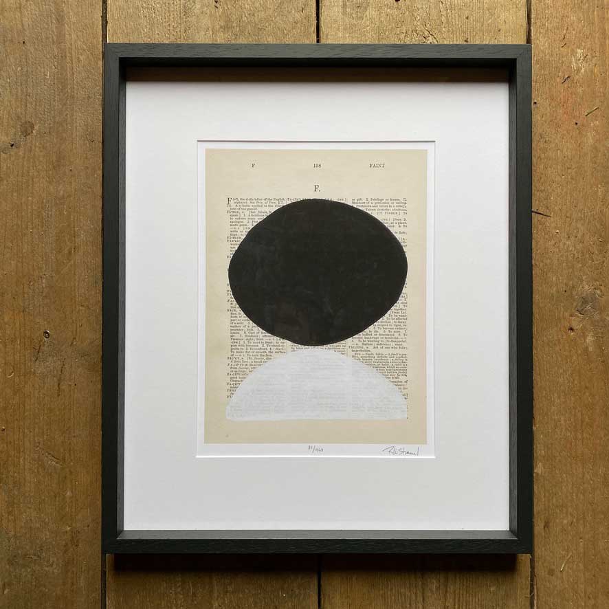 Framed Vintage Book Print | Elipse