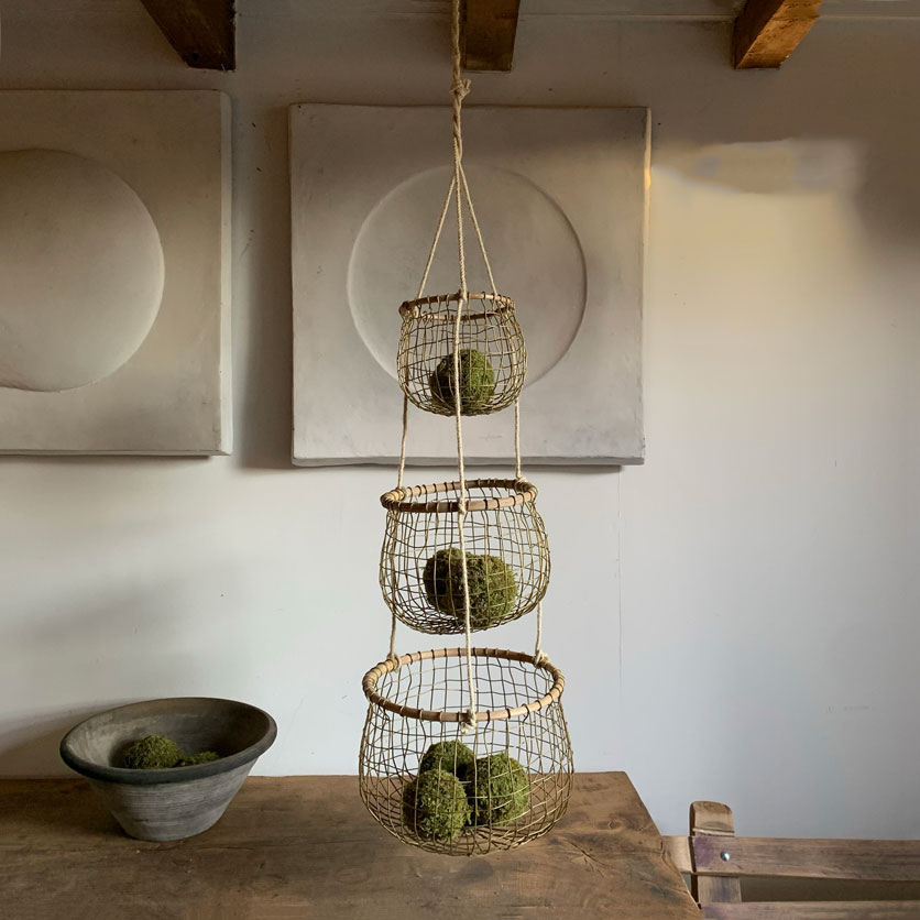 Hanging Basket With Three Layers