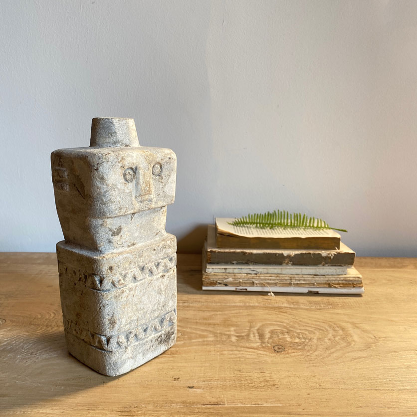 Carved Stone Sumba Statue | Medium