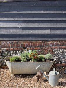 Characterful Galvanised Tub