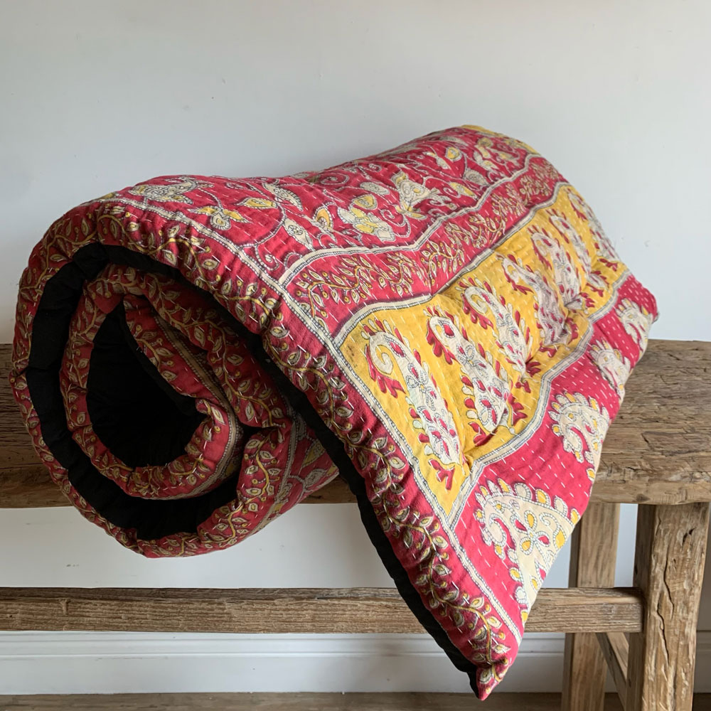 Vintage Sari Kantha Mattress | Charil