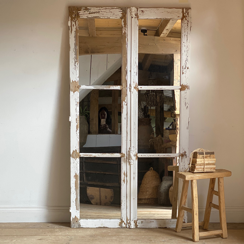 Vintage French Door Mirror | Valentina