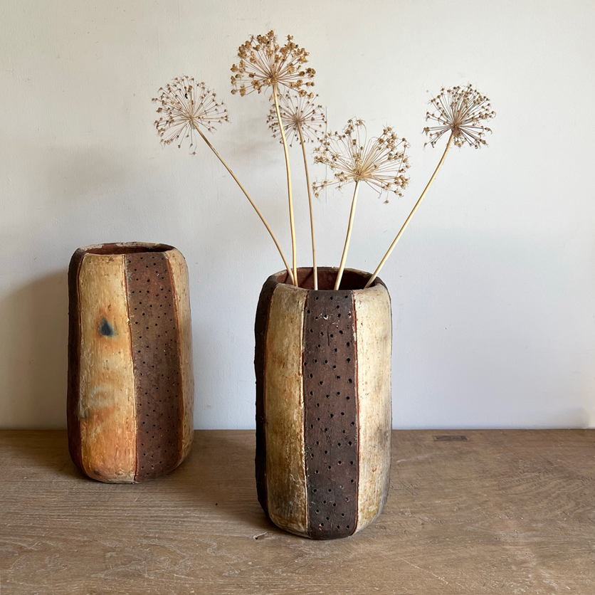 Handcrafted African Pottery Vase