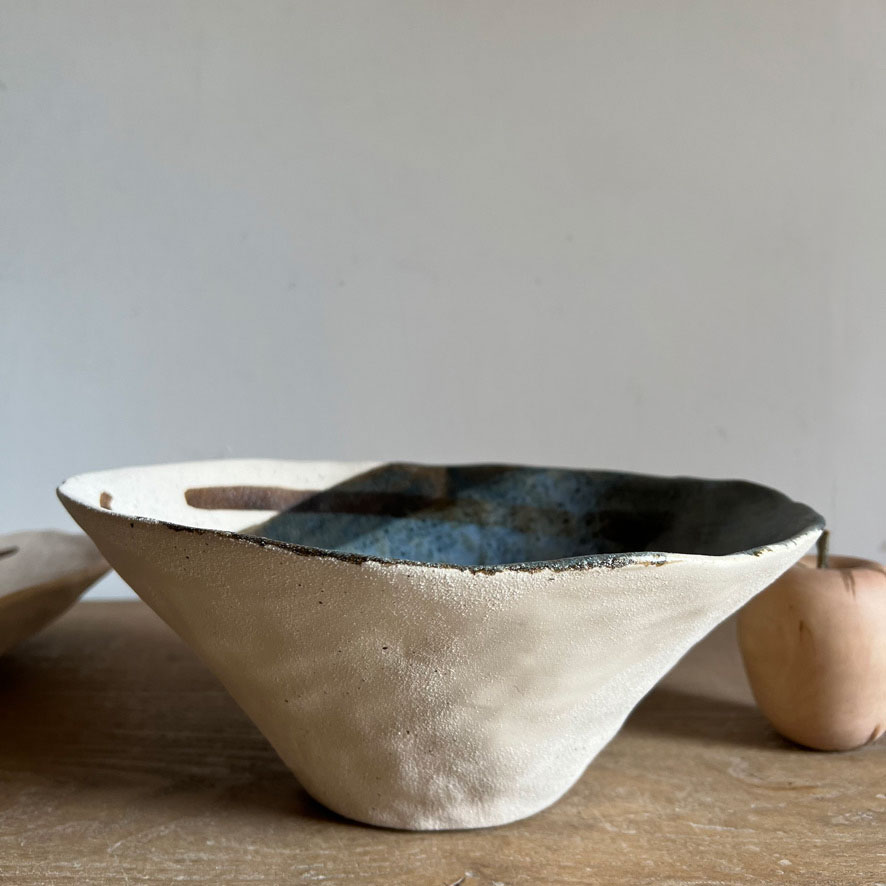 Textured Abstract Large Bowl